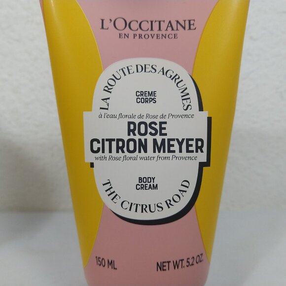 L'Occitane Limited Edition ROSE CITRON MEYER Body Cream 150ML NEW - Picture 3 of 5